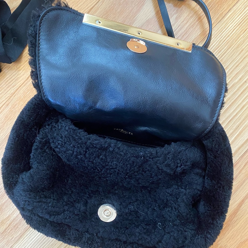 DeMellier Mini Lisbon Shearling Bag - Picture 5 of 6